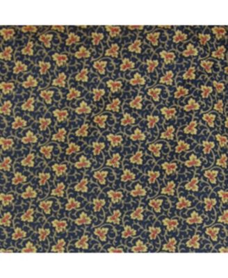 Fenia Cornice 100% Cotton with Fully Lined 3" Rod Pocket Valnance for Windows 50" x 17" Blue