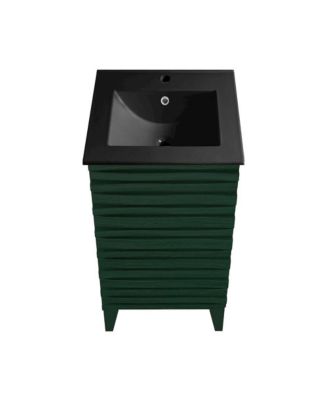 Cascade 18" MDF Freestanding Bathroom Vanity with Sink Top