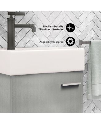 Colmer 18 Single, One Cabinet, Bathroom Vanity