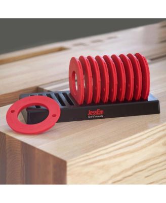 02030 10 Piece Insert Ring Kit with Caddy for Rout-R-Lifts, Mast-R-Lifts and Excell II