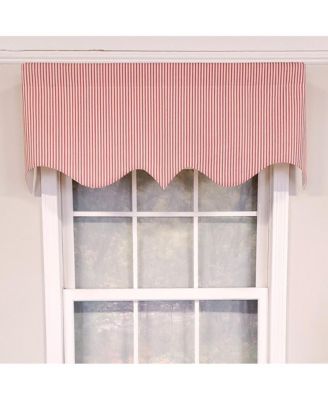 Luxurious Modern Design Classic MG-Ticking Stripe Regal Style Window Valance 50" x 17"