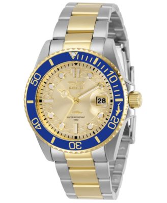 Women's 30482 Pro Diver Quartz 3 Hand Gold Dial Watch