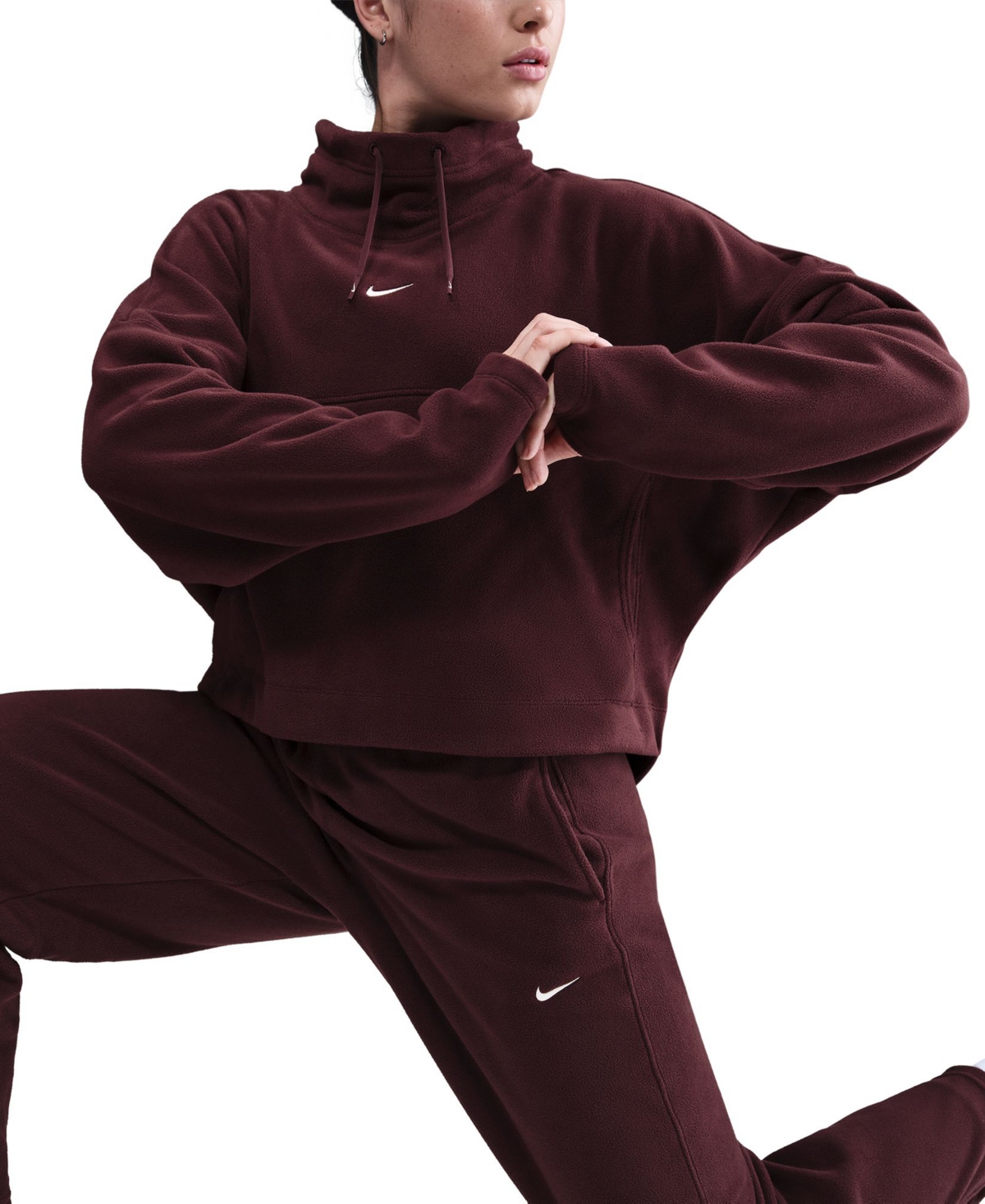 Nike Women's Therma-Fit Mid-Rise Fleece Pants