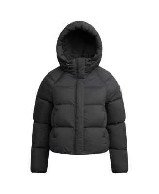 Women's Cloud Cropped Hooded Puffer Jacket
