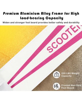 Portable Folding Sports Kick Scooter with LED Wheels