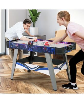 Air Powered Hockey Game Table with 2 Pushers and Pucks