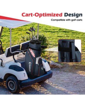 Golf Cart Bag Lightweight Portable Golf Club Organizer Bag