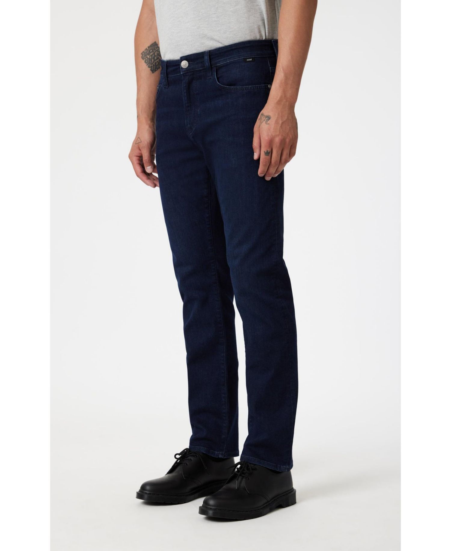 Mavi Men's Zach Straight Leg In Ink Brushed Supermove