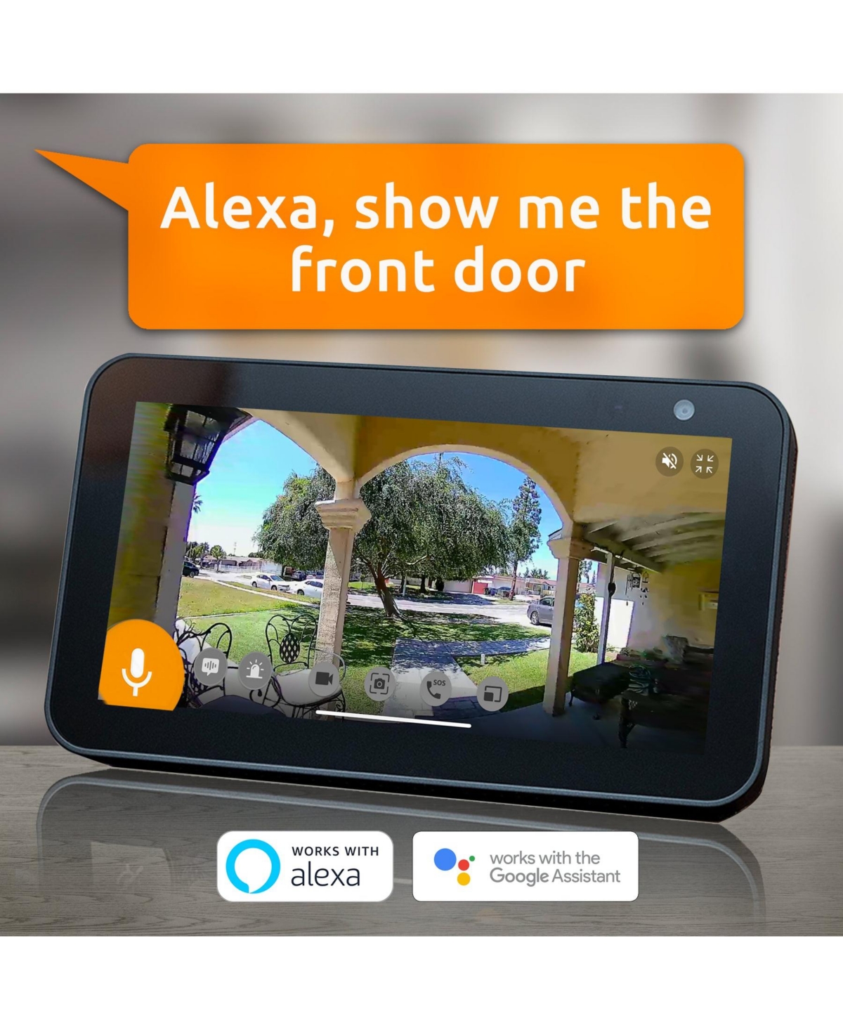 Toucan Wireless Security Camera S4 3-Pack and Wireless Video Doorbell V3 Bundle No Subscription Required