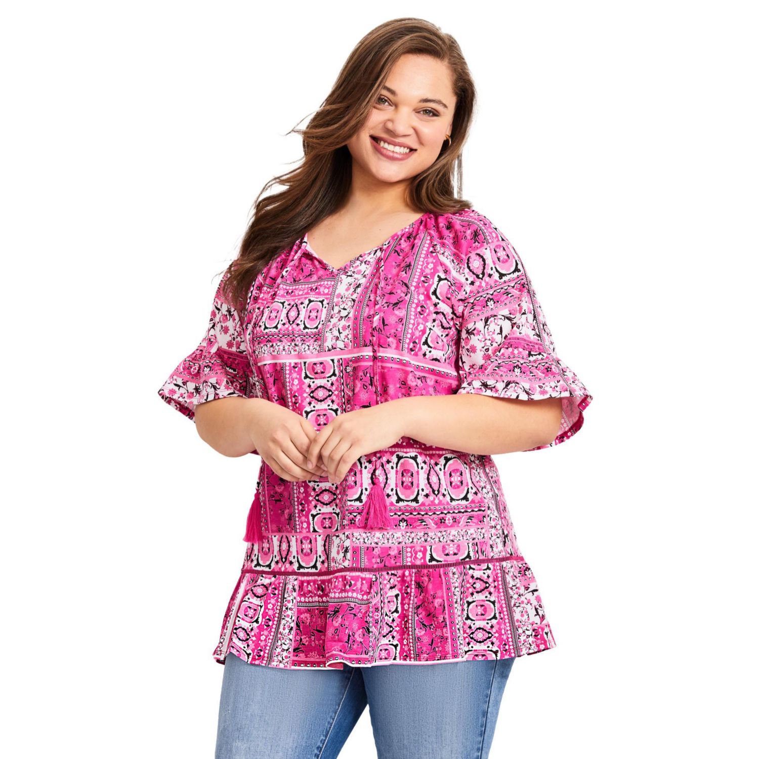 Розовый Patchwork