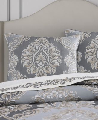 Krista Woven Damask 4-Pc. Comforter Set, King