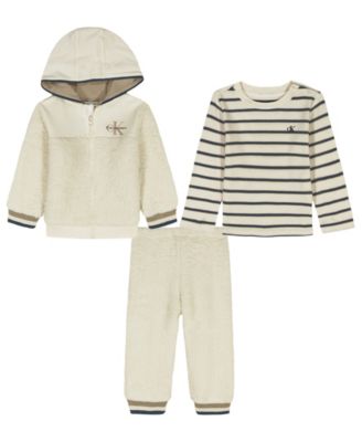 Baby Boys' T-Shirt, Hoodie and Pants, 3-Piece Set