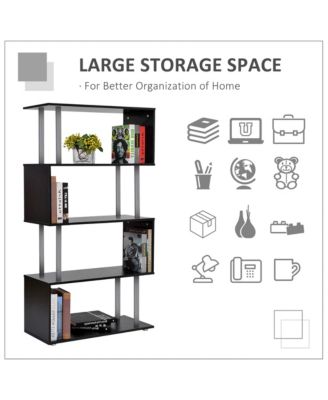Bookshelf Bookcase Shelf Storage Wood Furniture Home Office Modern