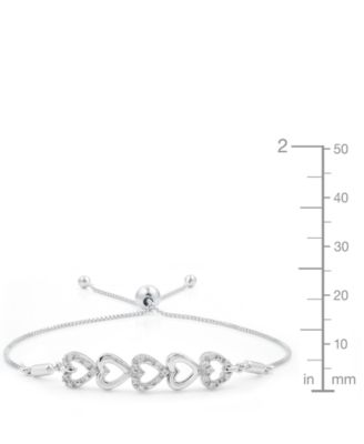 Diamond Bracelet (1/6 ct. t.w.) in Sterling Silver