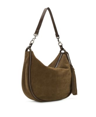 Chiavari Medium Suede Hobo Bag