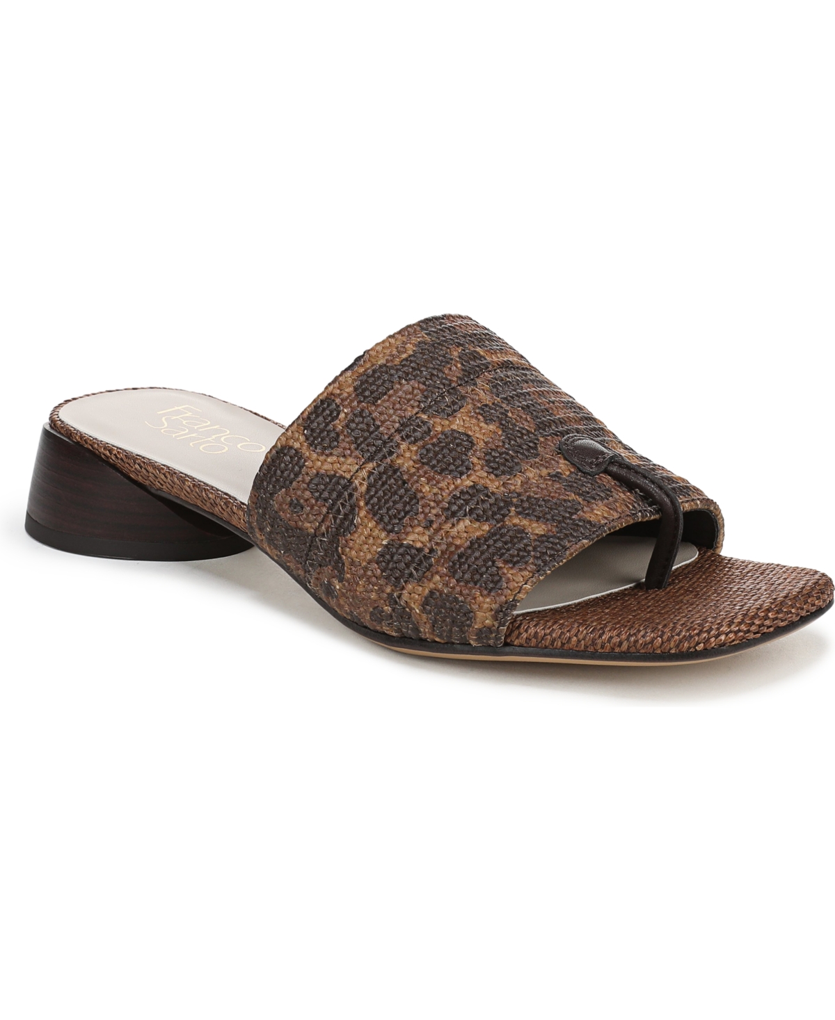 Franco Sarto Women's Loran Stacked Heel Slide Dress Sandals