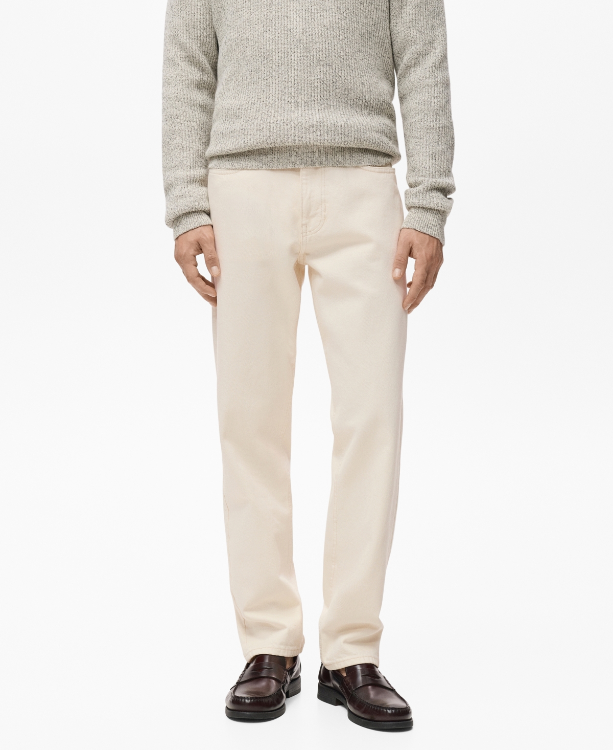 Mango Men's Bob Regular-fit Jeans In Sand