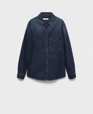 Men's Pocket Denim Overshirt