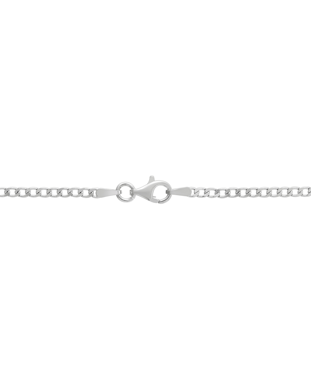 Macy's Men's Curb Chain Necklace in Sterling Silver