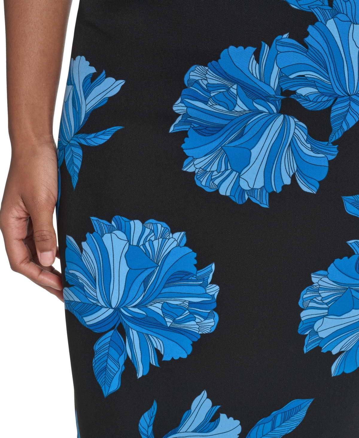 Tommy Hilfiger Women's Printed Cap Sleeve Shift Dress