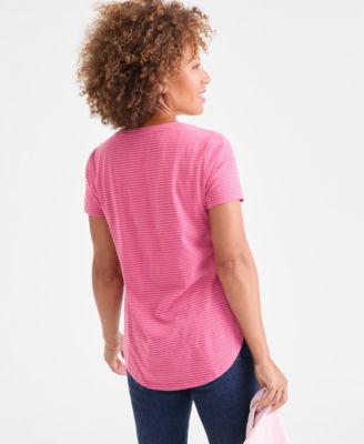 Women's Graphic Short-Sleeve Crewneck T-Shirt, Macy's Exclusive