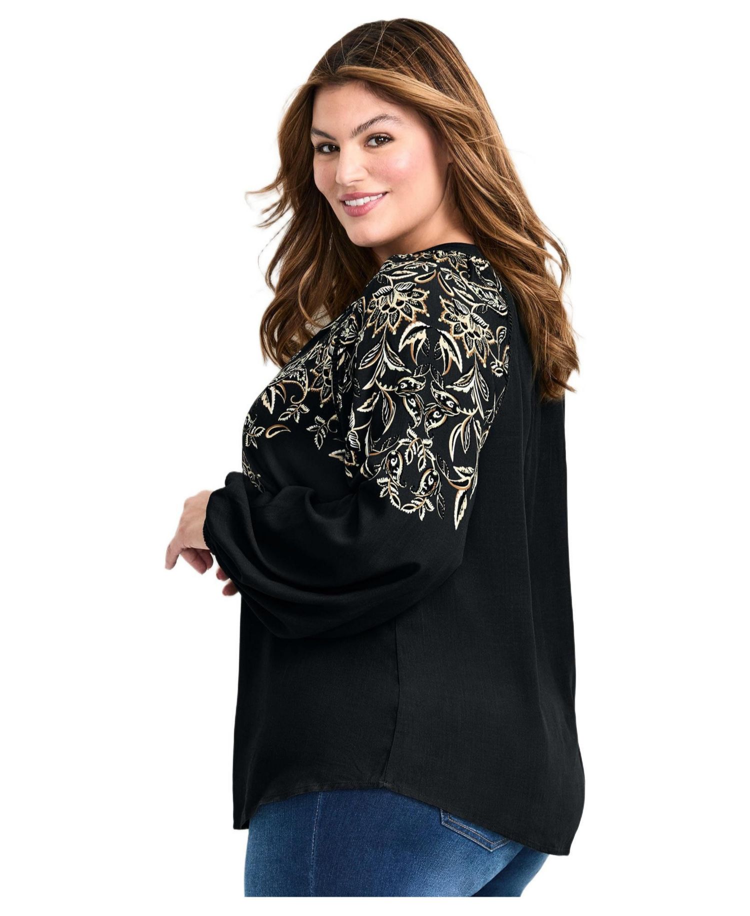 Women's Plus Size Temptation V-Neck Shirt