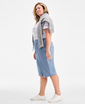 Plus Size Knit Pull-On Skimmer