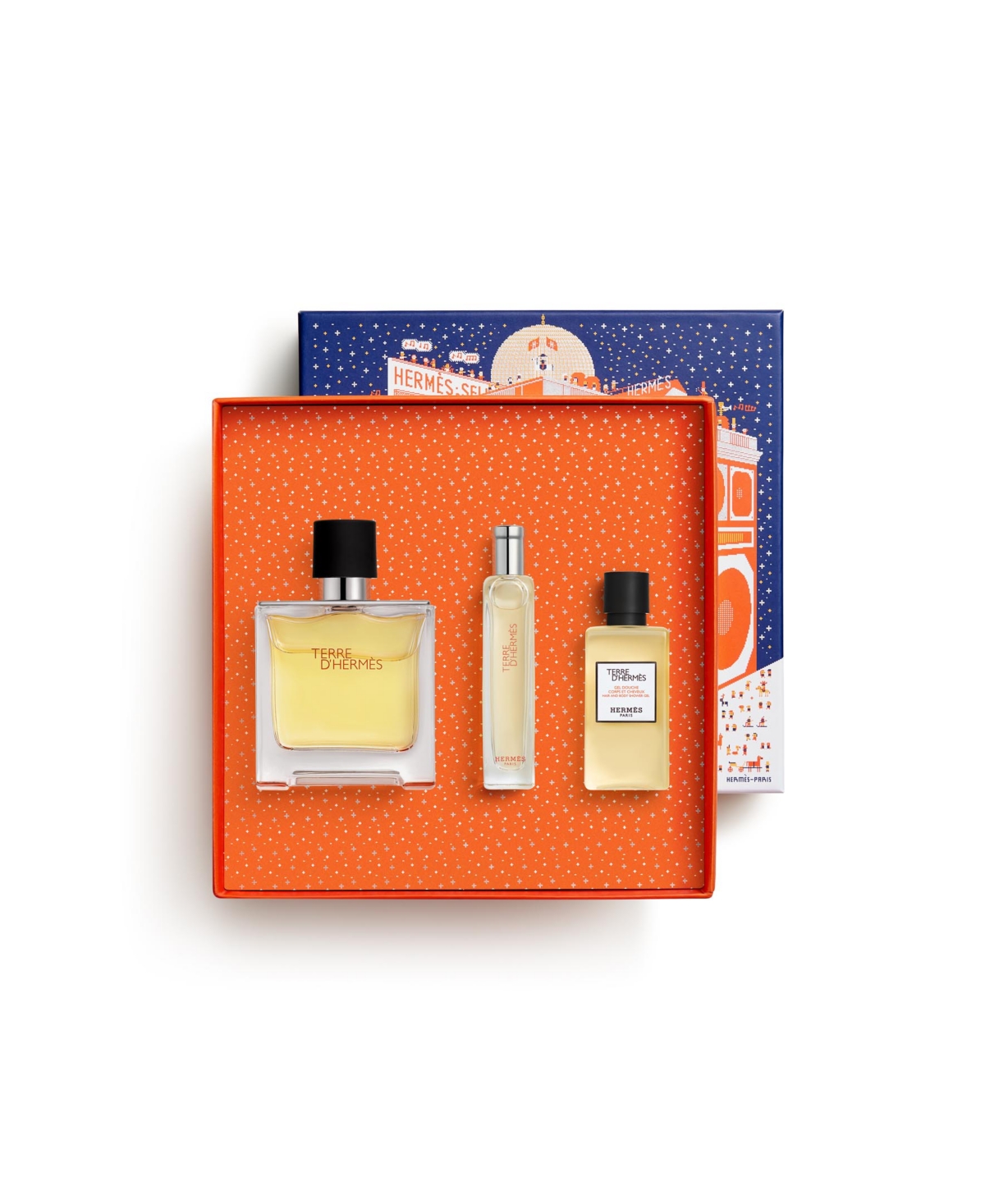 HERMES 3-Pc. Terre d'Hermes Pure Perfume Gift Set