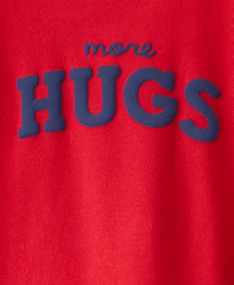 Baby Boys' or Baby Girls' More Hugs Round Neck Jumpsuit