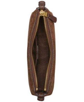 Loop Small Suede Crossbody Bag