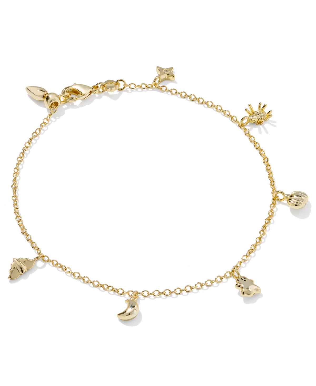 Kendra Scott Cubic Zirconia and Enamel Halloween Delicate Chain Bracelet