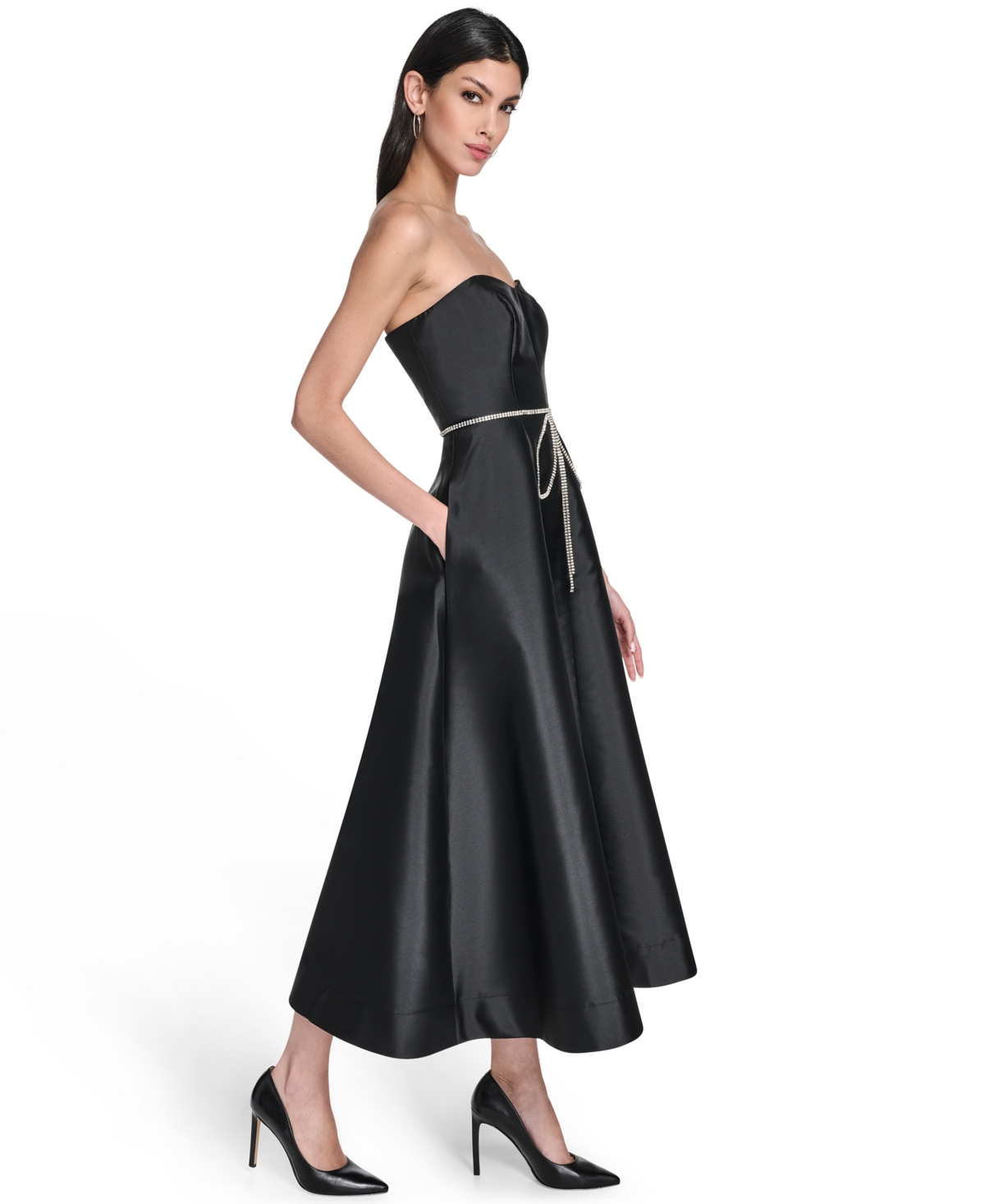 Eliza J Women's Social Strapless Dress