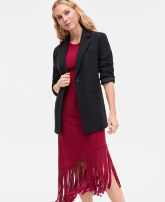 Women's Asymmetrical Hem Sweater Dress, Macy's Exclusive