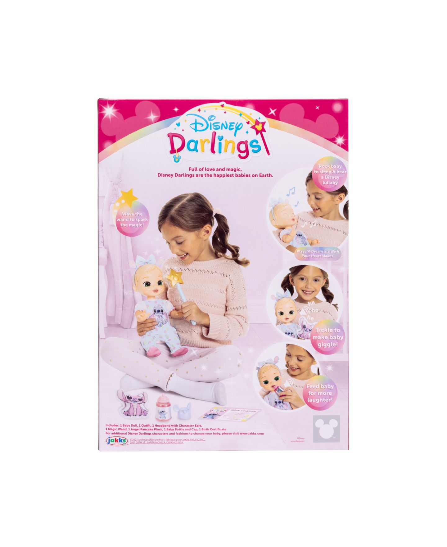 Детская кукла Disney Darlings Stitch Deluxe Blonde Hair, Blue Eyes Feature Doll — фото 12