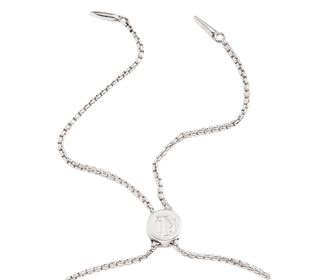 Ralph Lauren Puffy Heart Slider Bracelet In Metallic