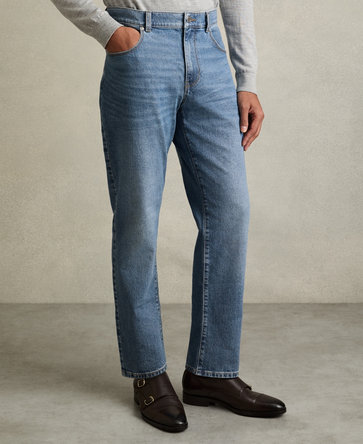 Reiss Men's Straight-Leg Jeans
