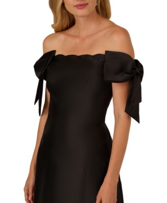 Women's Off-The-Shoulder Bow-Sleeve Dress