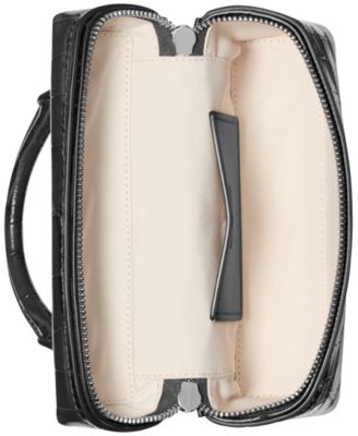 Michael Kors Jana Mini Crocodile Embossed Leather Convertible Crossbody Bag