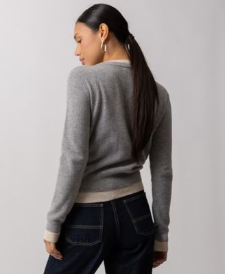 Women's Hutch Double Layer Long-Sleeve Cardigan Sweater