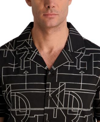 Men's Camp Collar Woven Shirt