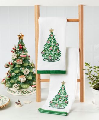 Advent Tree Kitchen Towels, Set of 2