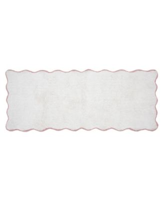 Scallop Cotton Bath Runner, 24" x 60"