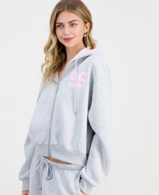 Juniors' Zip Up With Inner Beauty Sweatshirt