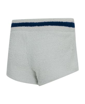 Women's 2-Piece Gray Denver Broncos Whitley Long Sleeve Hoodie Top and Shorts Set