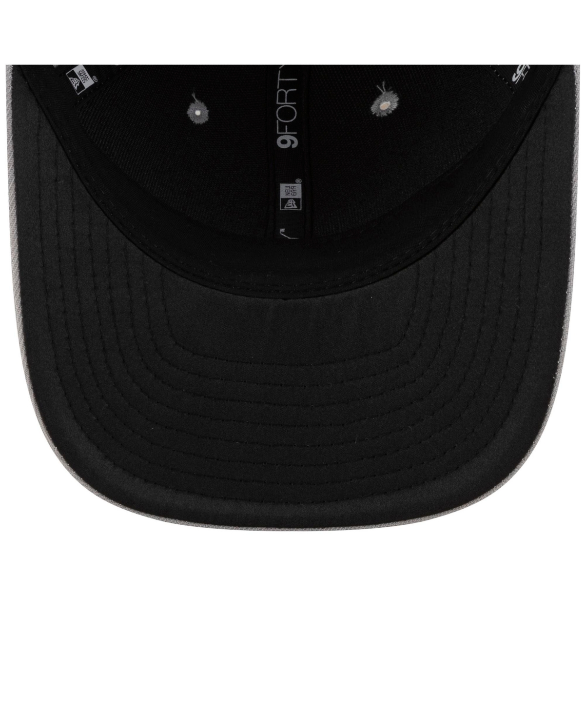 New Era Men's Gray Las Vegas Aces 2025 Wnba Finals Champions Locker Room M-Crown 9FORTY Adjustable Hat