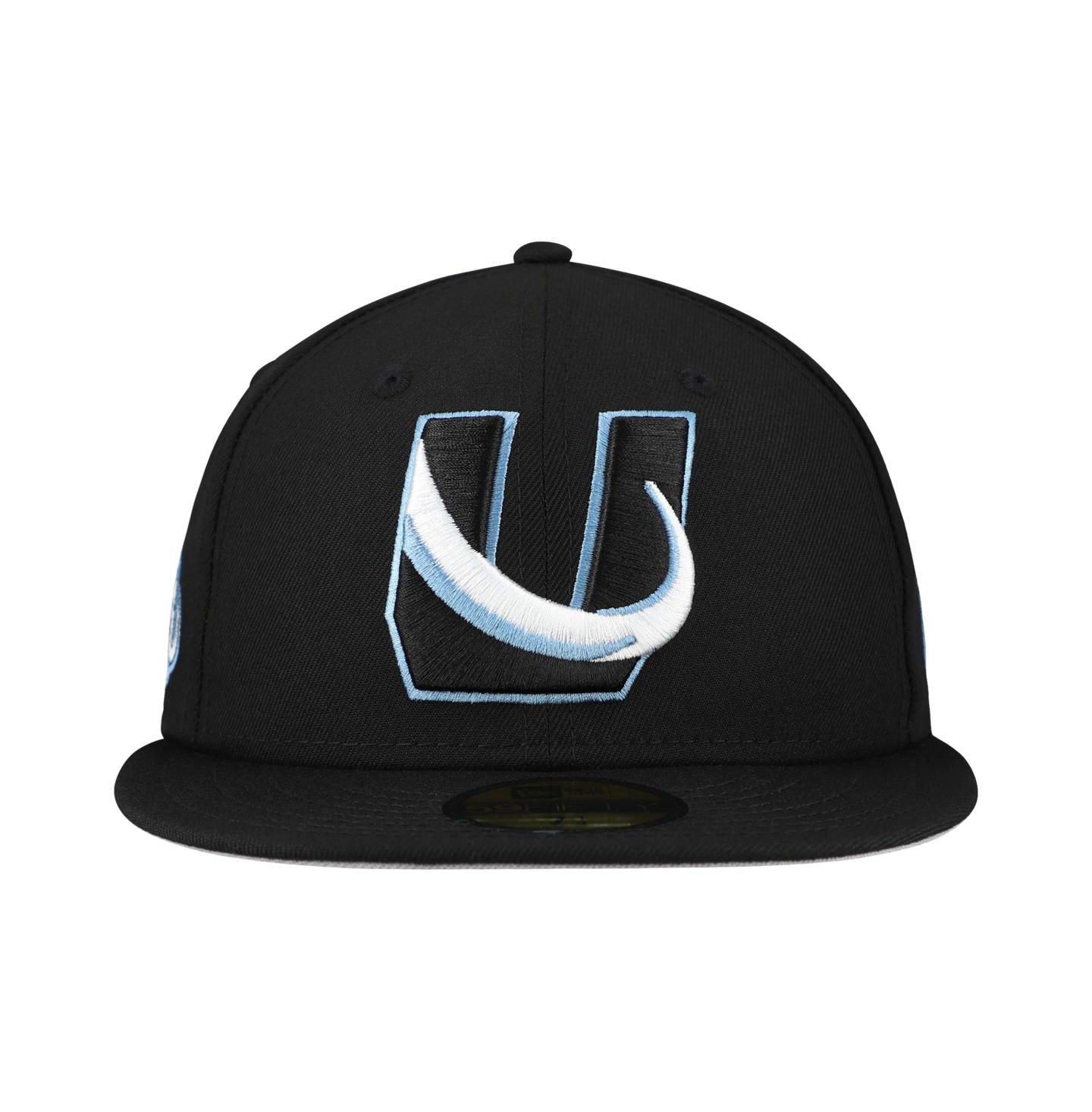 Мужская кепка New Era Black Utah Mammoth Team Secondary 59FIFTY Fitted Hat — фото 4