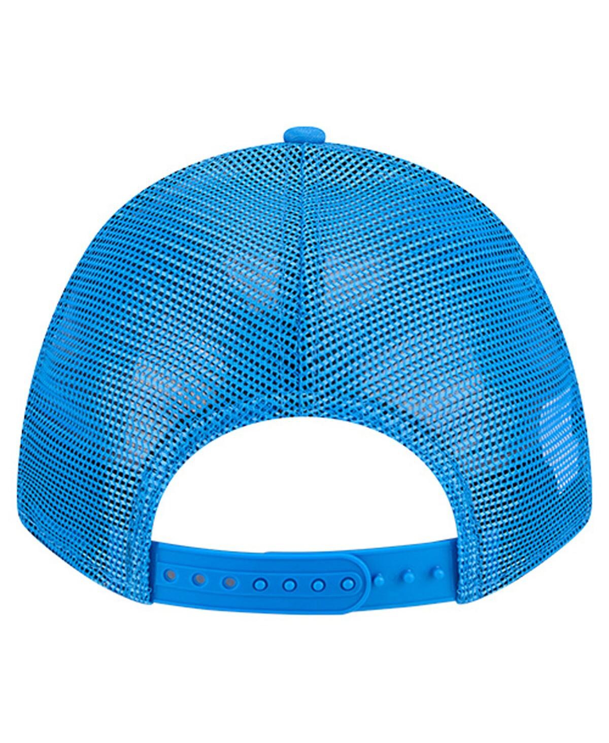 New Era Men's Powder Blue Los Angeles Chargers Gas Station 9FORTY A-Frame M-Crown Adjustable Trucker Hat