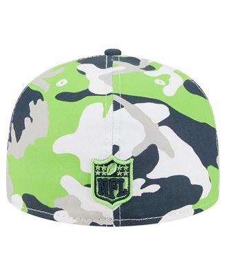 Men's Neon Green/College Navy Seattle Seahawks 59FIFTY Fitted Hat