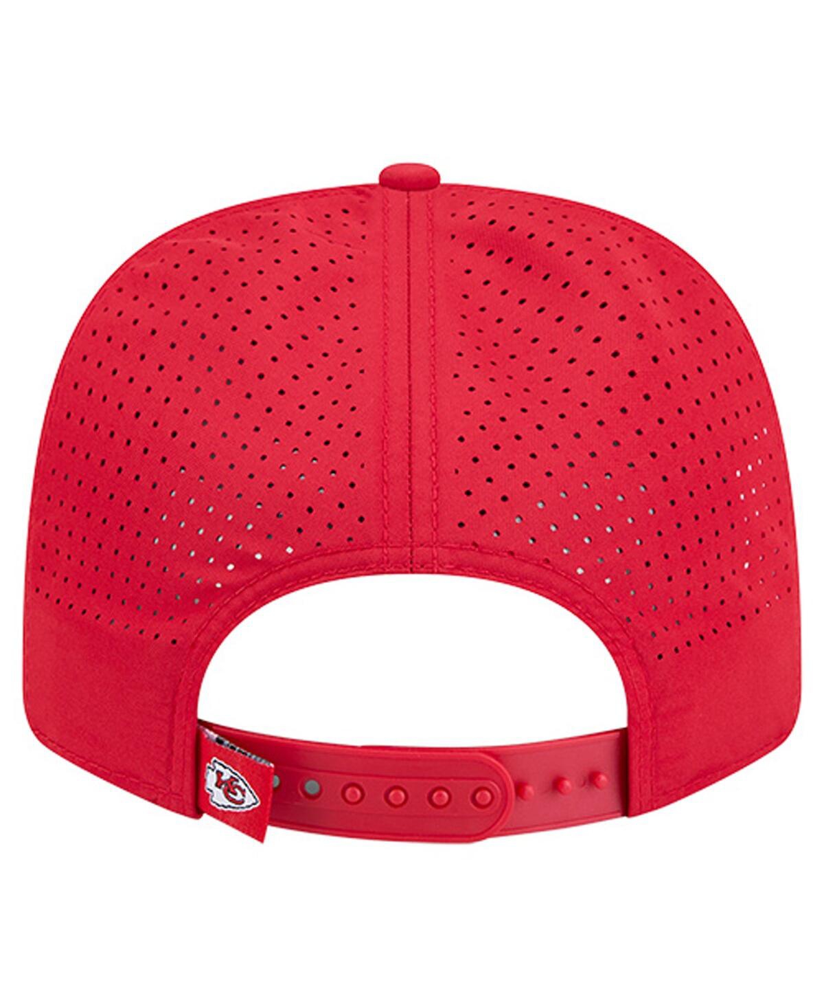 New Era Men's Red Kansas City Chiefs Script 9SEVENTY Adjustable Hat