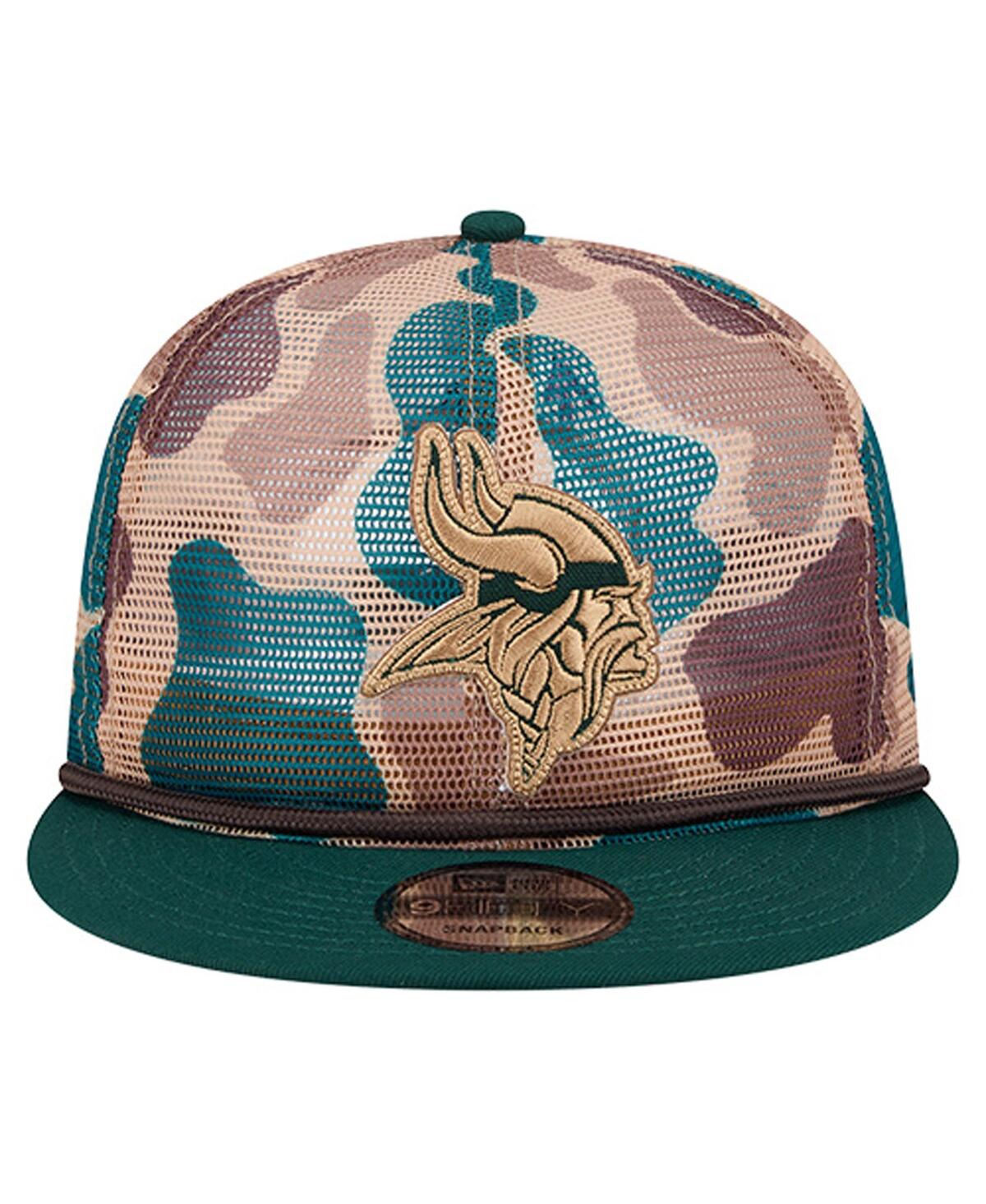 New Era Men's Camo Minnesota Vikings Duck Camo 9FIFTY Snapback Hat